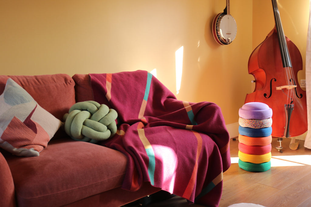 Eleri Blanket in Rosehip
