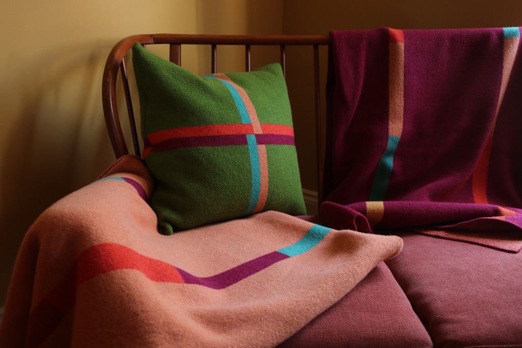 Eleri Blanket in Dogrose