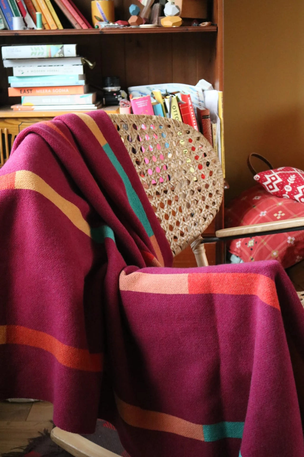 Eleri Blanket in Rosehip