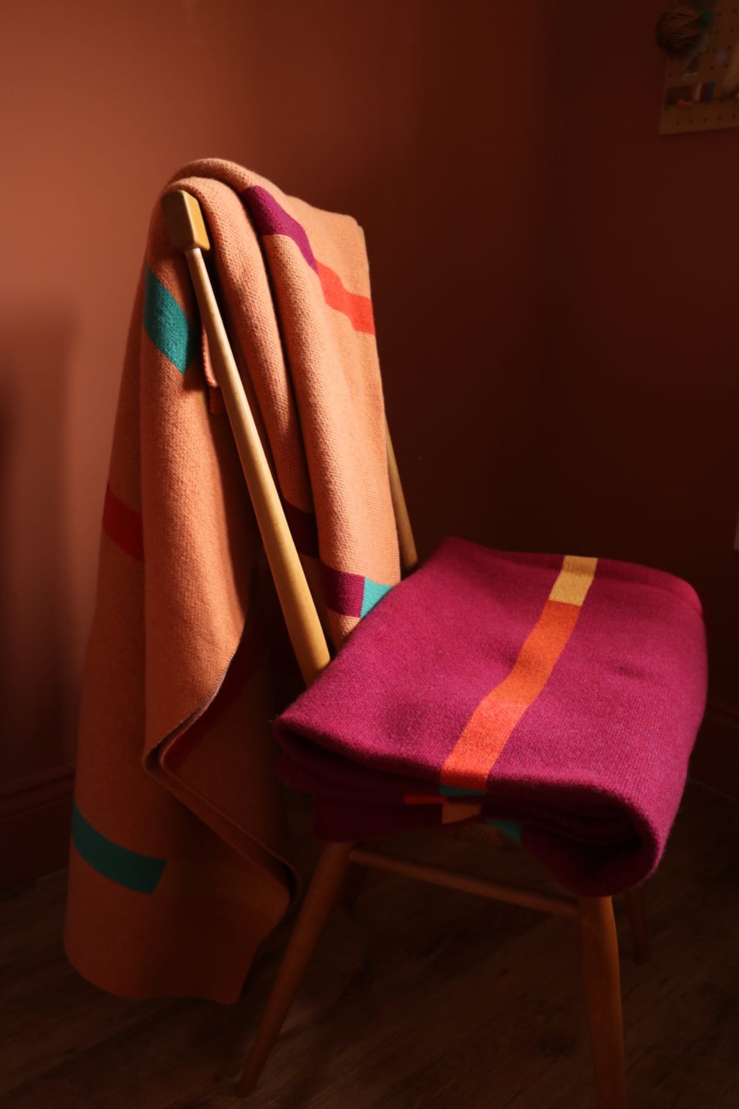 Eleri Blanket in Dogrose
