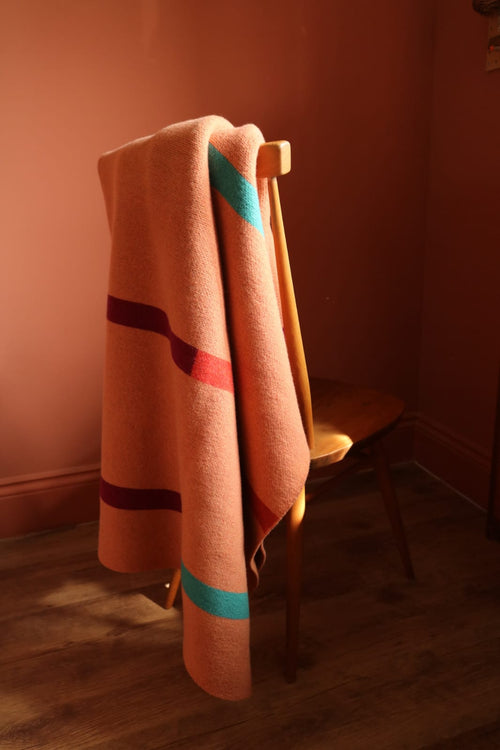 Eleri Blanket in Dogrose